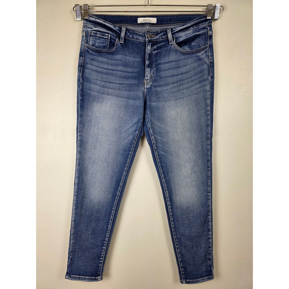 Kancan Signature Jeans Womens Size 32 High Rise Skinny Blue Medium Wash Stretchy